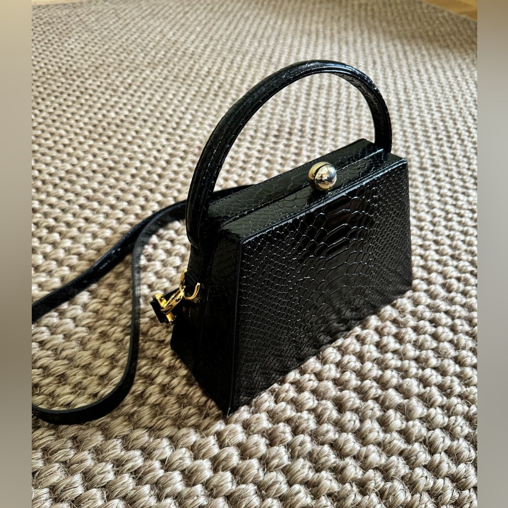 Marargent Patent Embossed Leather Lady Bag